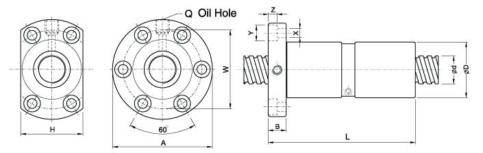 DFI1605-4、滾珠絲杠軸承